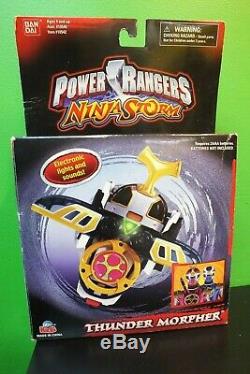 POWER RANGERS NINJA STORM THUNDER MORPHER WithBOX TOY COSPLAY WORKS BANDAI 2003