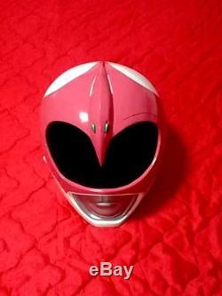 Pink Helmet Power Rangers Costume Adult Cosplay Mighty Morphin Fancy Hero Japen