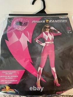Pink Power Ranger Sassy Adult Womens Costume Bodysuit, Cosplay