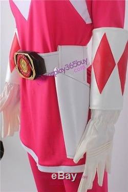 Pink Power Rangers Pink Ranger Cosplay Costume whole set