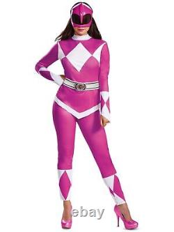 Pink Ranger Power Rangers Superhero Movie Book Week Adult Womens Costume S