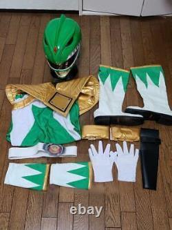 Power Ranger Dinosaur Squadron Zyuranger Dragon Ranger Cosplay Costume Used