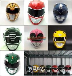 Power Ranger Helmet Mighty Morphin Wearable Cosplay Outside Clasp Lock One Size