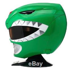 Power Ranger Legacy Cosplay Halloween Green Ranger Helmet Full Size Toy Kid Gift