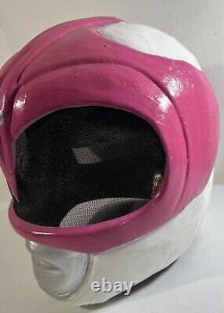 Power Ranger Pink Helmet Cosplay Costume Big Head Comic Con