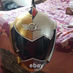 Power Ranger RPM Helmet Cosplay Prop Gold And Silver Go-Onger Super Megaforce