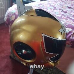 Power Ranger RPM Helmet Cosplay Prop Gold And Silver Go-Onger Super Megaforce