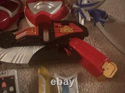 Power Ranger Samurai Bandai Huge Cosplay Weapons lot! So many toys