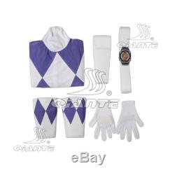 Power Ranger Zyuranger Dan Tricera Ranger Cosplay Clothing Jumpsuit Gloves Shoes