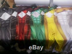 Power Ranger bodysuits costumes cosplay mmpr one bodysuit choice of color