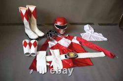 Power Rangers 1/1 Scale Red Ranger Cosplay Set Wearable Custom Clothing Prop