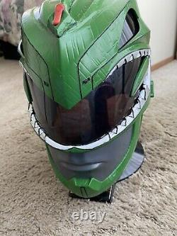 Power Rangers 2017 Movie Green Helmet Custom Cosplay