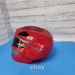 Power Rangers 2017 Movie Red Legacy Helmet Used Cos Play Costume Face Adult
