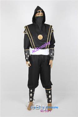 Power Rangers Black Ranger Ninjetti Ninja Cosplay Costume black ranger costume