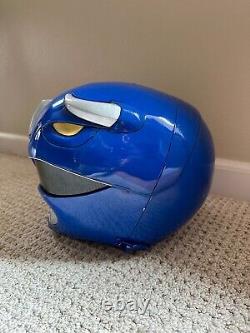 Power Rangers Blue Ranger 1/1 Mighty Morphin Helmet Resin Cosplay Custom NEW