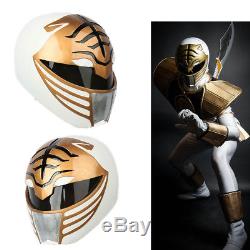 Power Rangers Cosplay Helmet White Ranger Mask Props Halloween Party Gift Adult