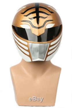 Power Rangers Cosplay Helmet White Ranger Mask Props Halloween Party Gift Adult