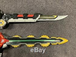 Power Rangers Cosplay Weapons Lot Ripcord Chainsaw Dino Blasters Samurai Sword