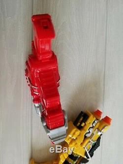 Power Rangers Deluxe Dino Charge Morpher Blaster & Red T-Rex Gun for Cosplay