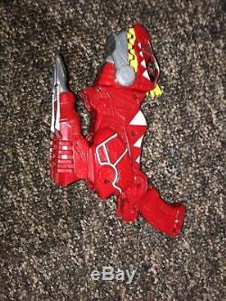 Power Rangers Deluxe Dino Charge Morpher Cosplay Red T-Rex Gun Works! T47 Red B