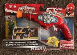 Power Rangers Deluxe Super Mega Blaster Bandai Toys Cosplay Prop Scifi Blaster