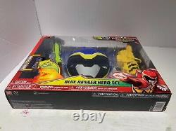 Power Rangers Dino Charge Blue Ranger Hero Set Cosplay with Dino Charger New