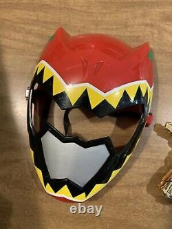 Power Rangers Dino Charge Mask Cosplay & Gold Blaster with no sound And Saber