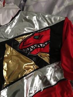 Power Rangers Dino Charge Red Kyoryuger Costume Cosplay Lot