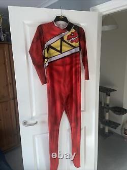 Power Rangers Dino Charge Red Ranger Cosplay Costume FAN MADE