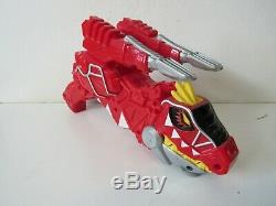 Power Rangers Dino Charge Red T-Rex Super Charge Morpher Cosplay