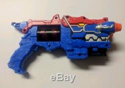 Power Rangers Dino Charge Titano Morpher Deluxe Blue Variant Rare Cosplay