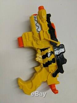 Power Rangers Dino Charge Yellow Morpher Foam Dart Gun/Blaster Cosplay