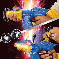 Power Rangers Dino Fury Gold Fury Blade Blaster Superhero Costume Accessory Rang