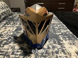 Power Rangers Dino Fury Gold Ranger Helmet and Weapons for Cosplay