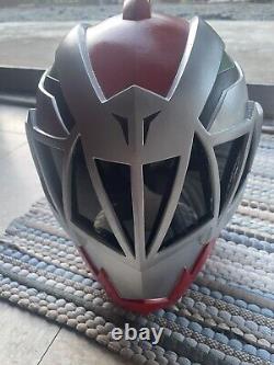 Power Rangers Dino Fury Red Ranger Cosplay Helmet Ryusoulger