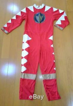 Power Rangers Dino Thunder 2003 Costume Cosplay ABARANGER RED for Kids 110cm
