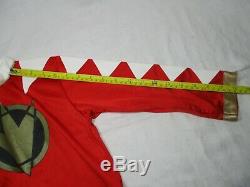 Power Rangers Dino Thunder 2003 Costume Cosplay ABARANGER RED for Kids 110cm