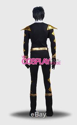 Power Rangers Dino Thunder - Black Dino Ranger Cosplay Costume Version 01
