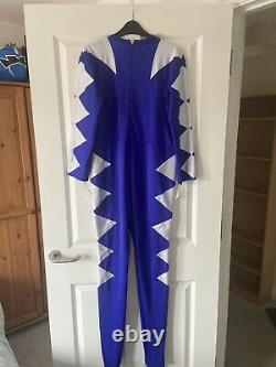 Power Rangers Dino Thunder Blue Ranger Suit Cosplay Custome Fan Made Abaranger