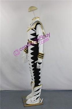 Power Rangers Dino Thunder White Ranger Abarekiller cosplay costume