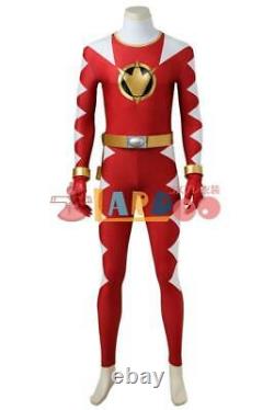 Power Rangers Dyno Thunder Red Ranger Abered Cosplay Costume