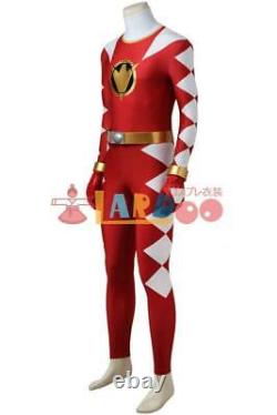 Power Rangers Dyno Thunder Red Ranger Abered Cosplay Costume