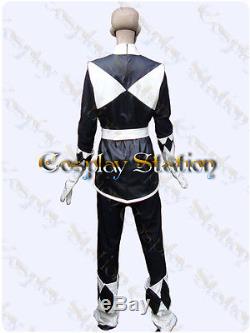 Power Rangers Female Black Power Ranger Cosplay Costume commission954