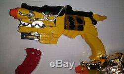 Power Rangers Gold Red Yellow Dino Charge Morpher Gun TRU Exclusive Cosplay Lot