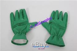 Power Rangers Green Ninjetti Ninja Ranger Cosplay Costume incl gloves resin coin