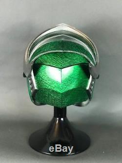 Power Rangers Green Ranger helmet for cosplay costume prop