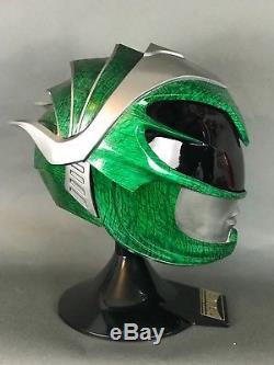 Power Rangers Green Ranger helmet for cosplay costume prop