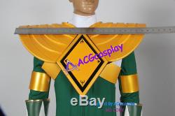 Power Rangers Green Ranger solid pvc made shield vest with armband cosplay prop