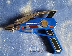 Power Rangers In Space Blue Astro Blaster Gun Cosplay Weapon Lights and Sounds