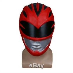 Power Rangers Jason Li siket The Scarlet Tunic Cosplay Prop Halloween Helmet Mak